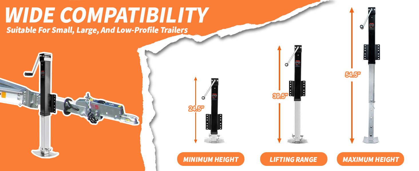 8000lbs Heavy Duty Trailer Jack, 30