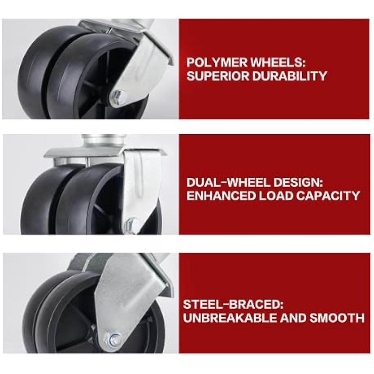 TYT 2000lbs Swivel Boat Trailer Jack with 6-Inch Dual Wheels, 12 inches Lift, RV Trailer Jack is in Zinc-Plated Finish,for Boat,RV,Camper and More