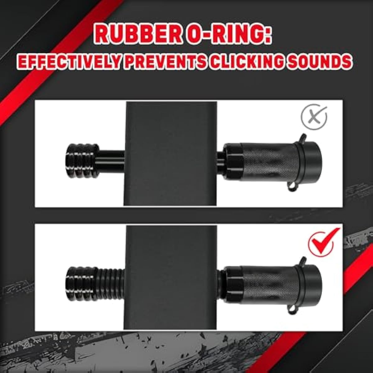 TYT Trailer Hitch Lock–5/8" Dia x 3-1/2"Long Pin,Fits 2-Inch Receiver,Class III/IV Trailers,2 Keys per Lock, Keys Not Shared, Includes 16 O-Rings, Ideal for Tow Trucks, Bikes, Cars & Boats（2 Pack）