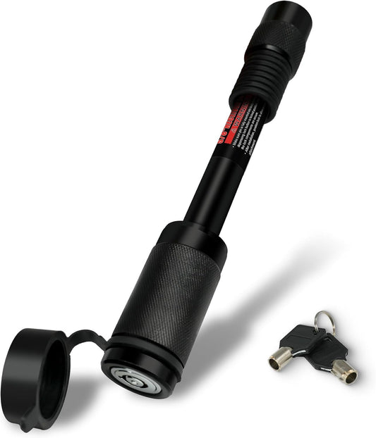 TYT Trailer Hitch Lock–5/8" Dia x 3-1/2"Long Pin,Fits 2-Inch Receiver,Class III/IV Trailers,2 Keys per Lock, Keys Not Shared, Includes 16 O-Rings, Ideal for Tow Trucks, Bikes, Cars & Boats（2 Pack）