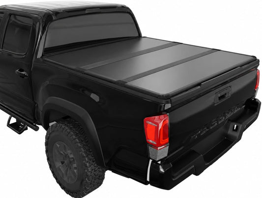 OPENROAD Hard Tri Fold Truck Bed Tonneau Cover for Toyota Tacoma (2016-2023)-5ft(60") Bed, Heavy Duty Aluminum Folding Pickup Truck Bed Cover, No Drill Installation, Weather Resistant, Waterproof